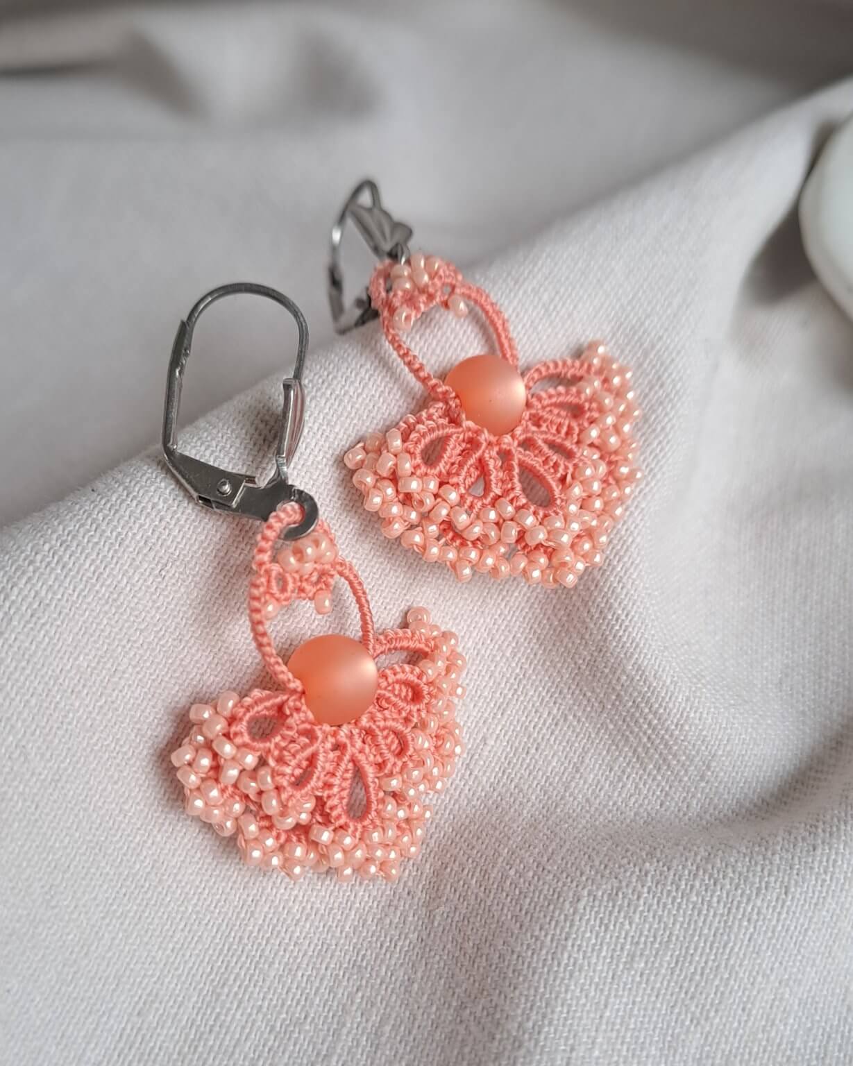Boucles d'oreilles dentelle