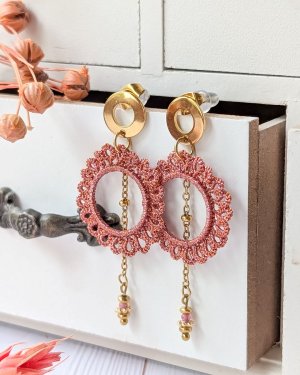 Boucles d'oreilles Halo