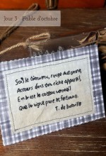 Jour 3-Fable d'octobre